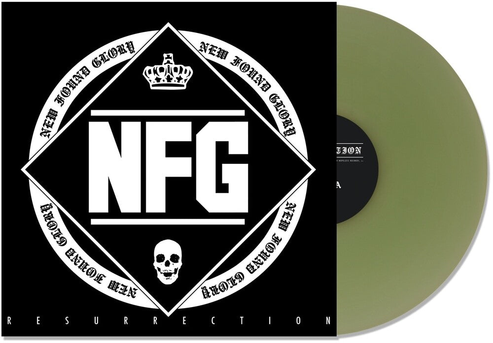 the album cover for New Found Glory - Resurrection - Coke Bottle Green [Colored Vinyl] (Grn)