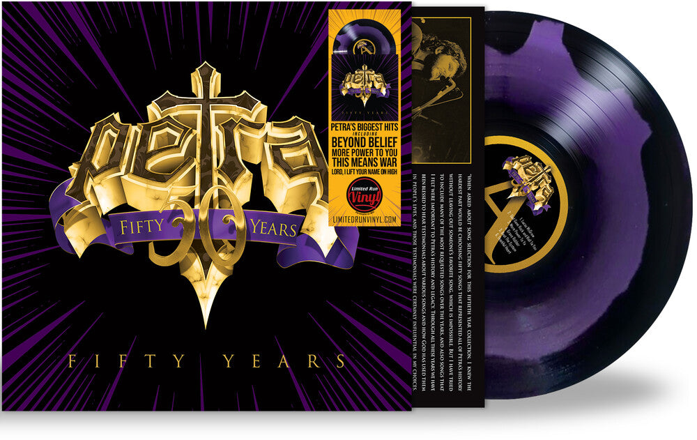the album cover for Petra - Fifty Years