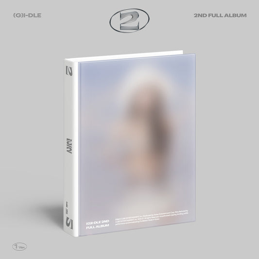 the album cover for i-dle - 2 (1 Ver.) (Post) (Stic) (Phob) (Phot)
