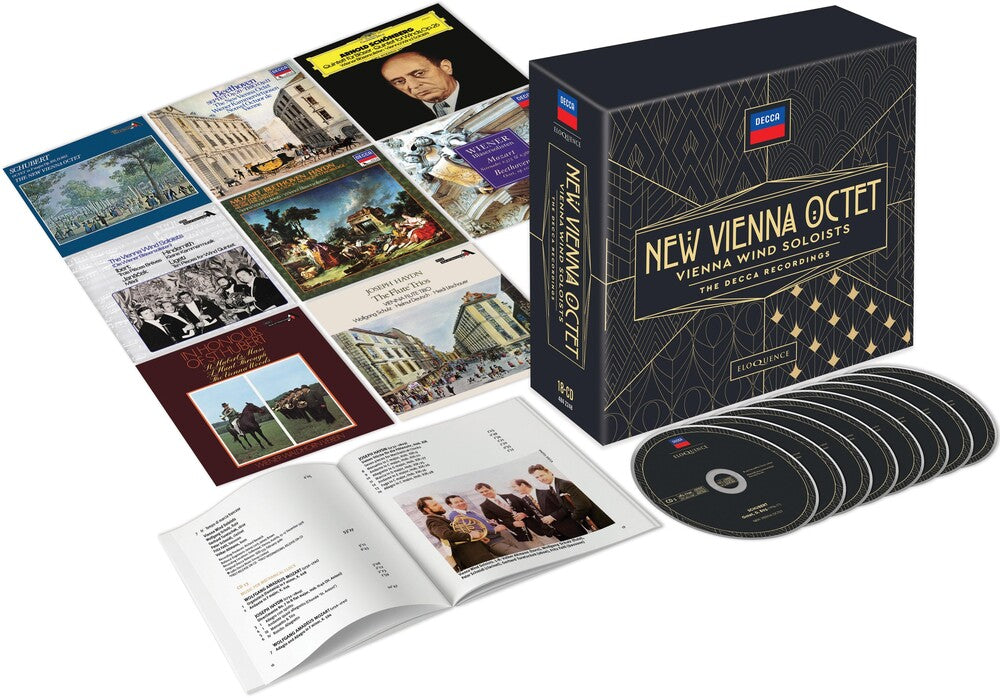 the album cover for New Vienna Octet / Vienna Wind Soloists - Decca Recordings (Box) [Limited Edition] (Aus)