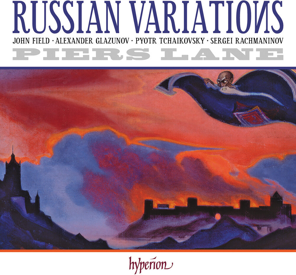 the album cover for Piers Lane - Russian Variations