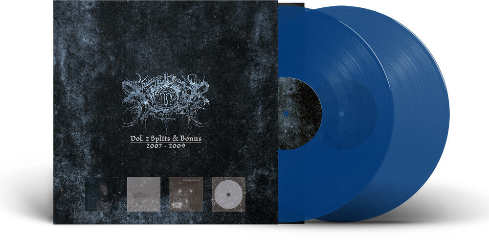 the album cover for Xasthur - Vol. 2 Splits & Bonus 2007-2009 - Blue
