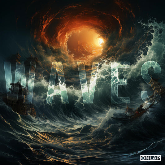 the album cover for Onlap - Waves