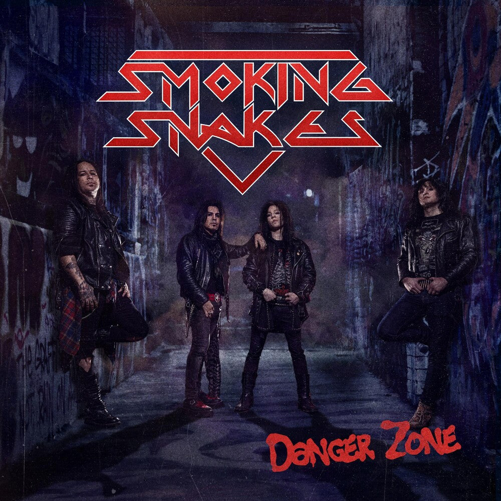 the album cover for Smoking Snakes - Danger Zone - Red Colored Vinyl