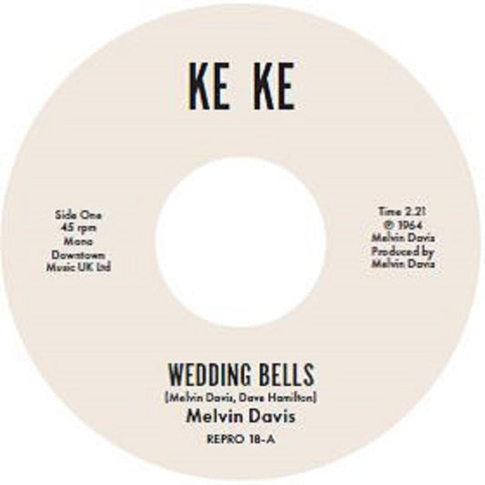 the album cover for Davis, Melvin - Wedding Bells / It's No News