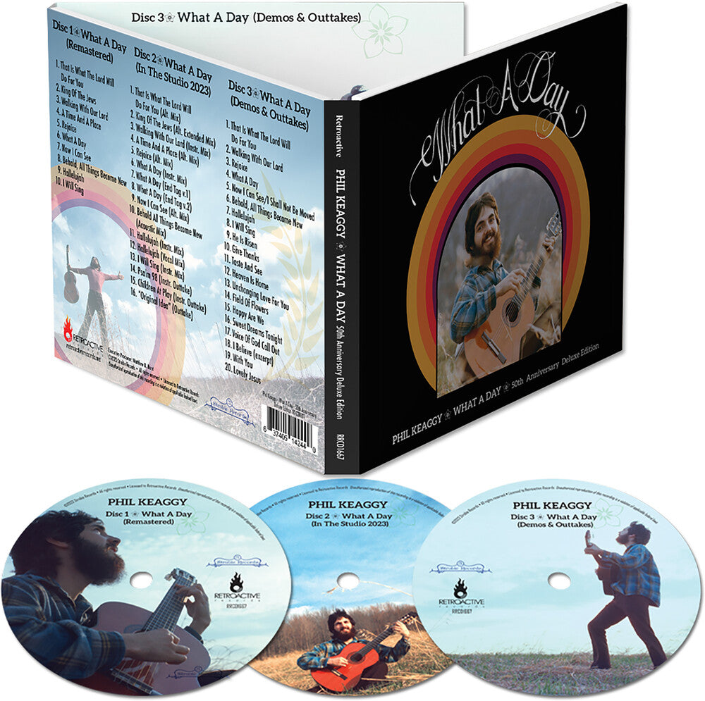 the album cover for Phil Keaggy - What A Day: 50th Anniversary Deluxe Edition [Deluxe]