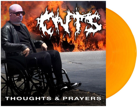the album cover for CNTS - Thoughts & Prayers [Orange LP]