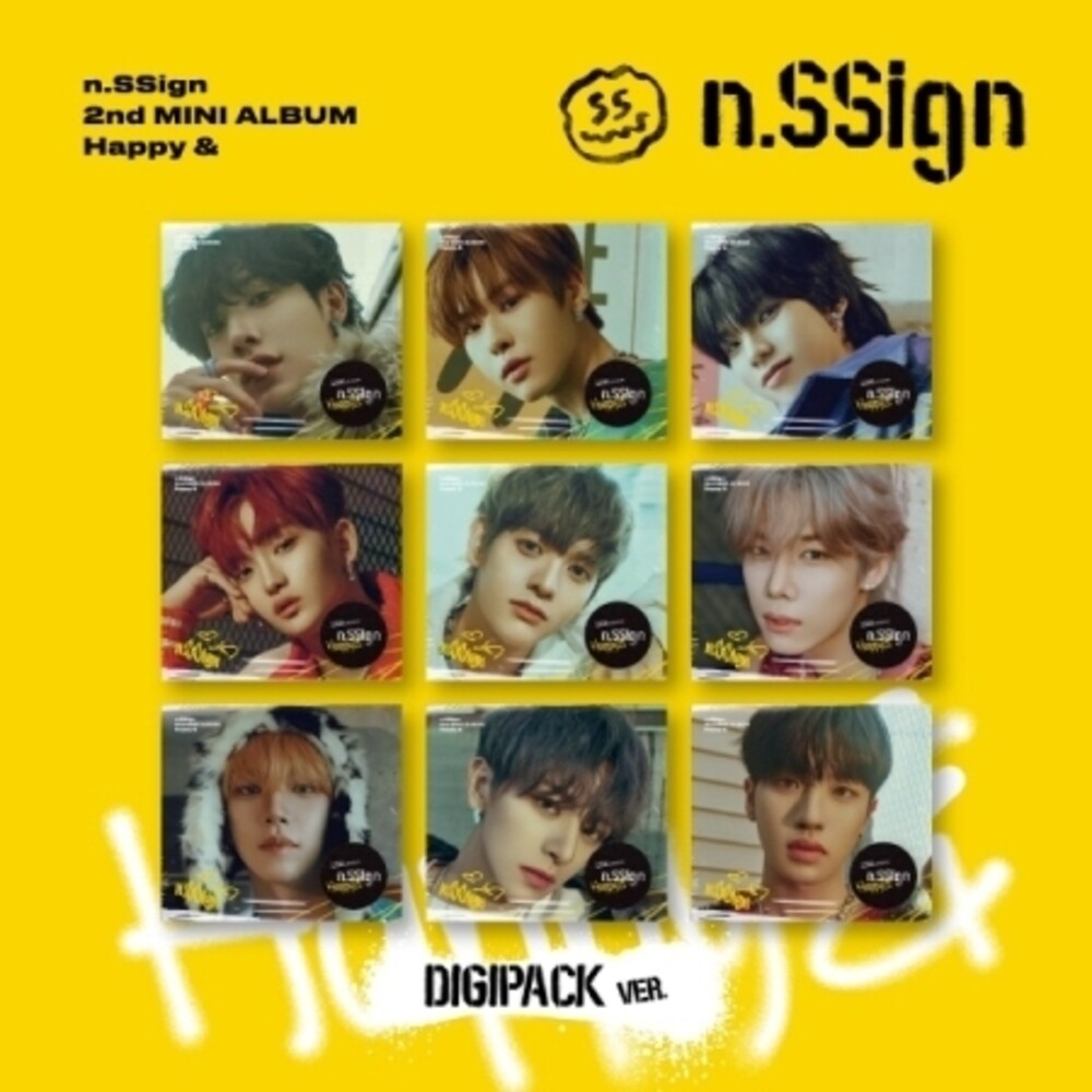 the album cover for N.Ssign - Happy & - Digipack Version - Random Cover (Post)