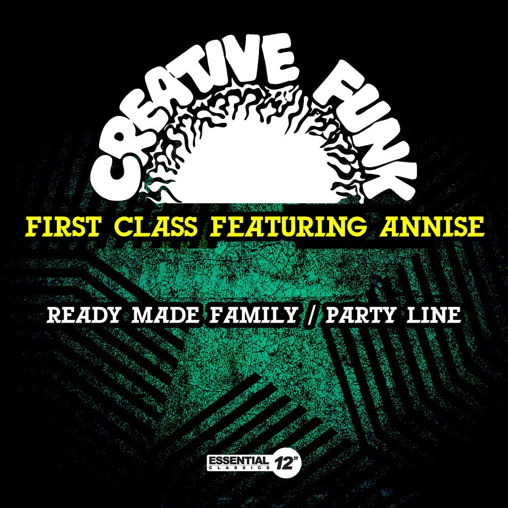 the album cover for First Class Featuring Annise - Ready Made Family / Party Line (Mod)