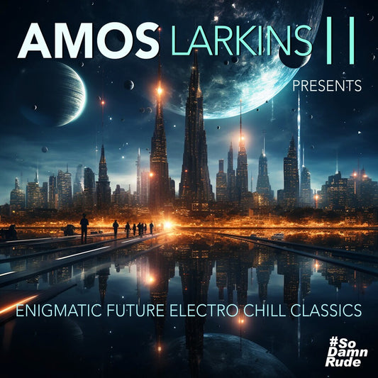 the album cover for Larkins Amos Ii - Enigmatic Future Electro Chill Classics (Mod)