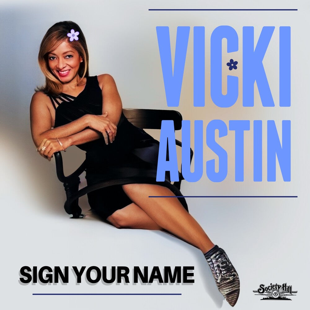the album cover for Vicki Austin - Sign Your Name (Remix) (Mod)