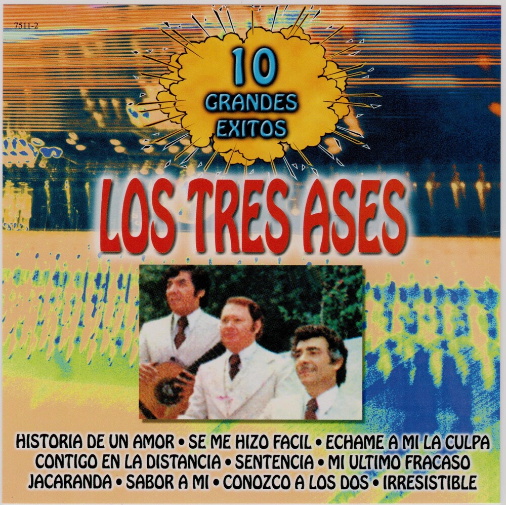 the album cover for Los Tres Ases - 10 Grandes Exitos