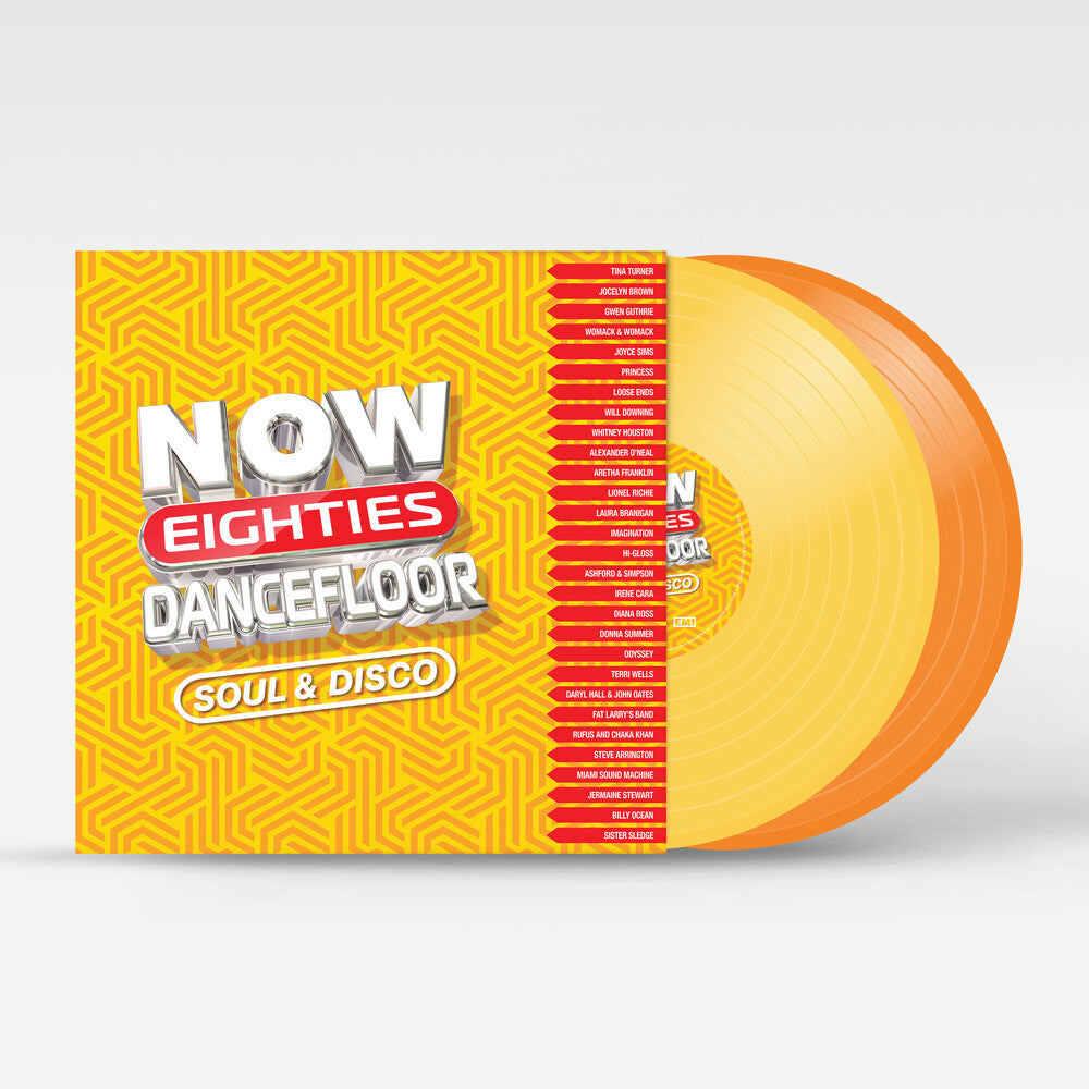 the album cover for Now That's What I Call 80s Dancefloor Soul & Disco - Now That's What I Call 80s Dancefloor Soul & Disco
