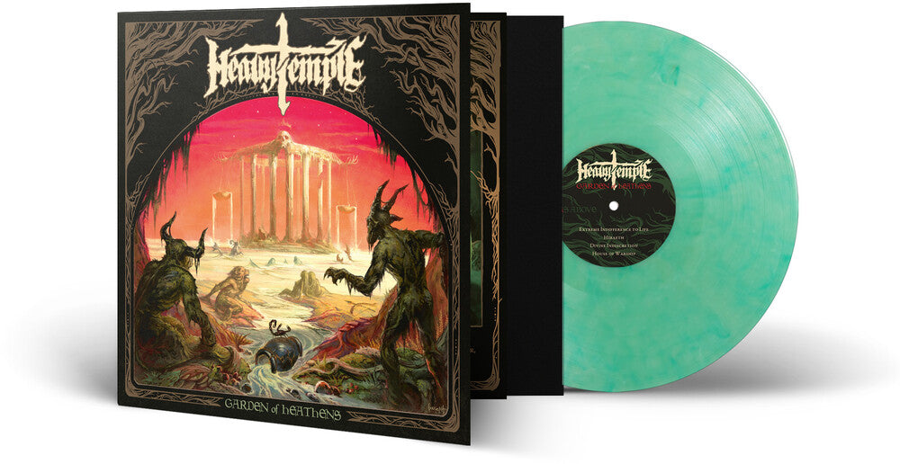 the album cover for Heavy Temple - Garden Of Heathens [Colored Vinyl] (Gate) [Limited Edition] (Ofgv)