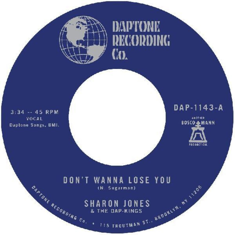 the album cover for Sharon Jones  & The Dap-Kings - Don't Want To Lose You / Don't Give A Friend A