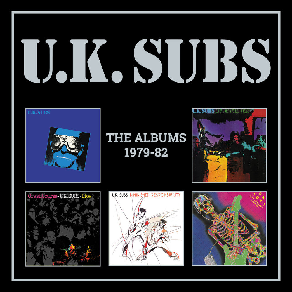 the album cover for Uk Subs - Albums 1979-1982 (Box) (Uk)