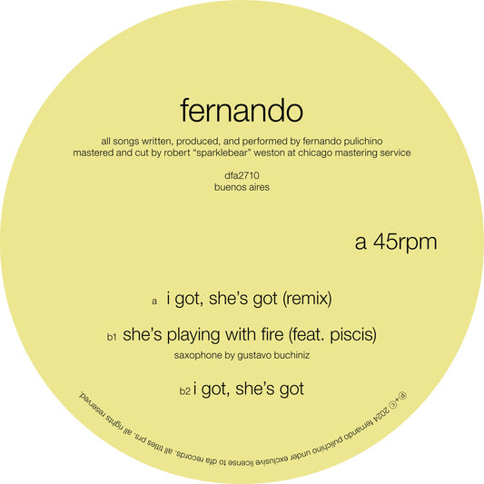 the album cover for Fernando - I Got, She's Got (Blk) (Ep)