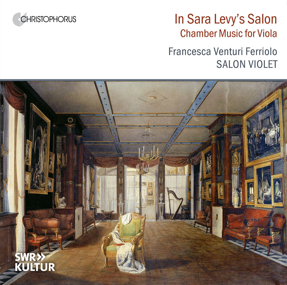 the album cover for Hertel / Benda / Ferriolo - Im Salon Von Sarah Levy - Kammermusik Fur Viola