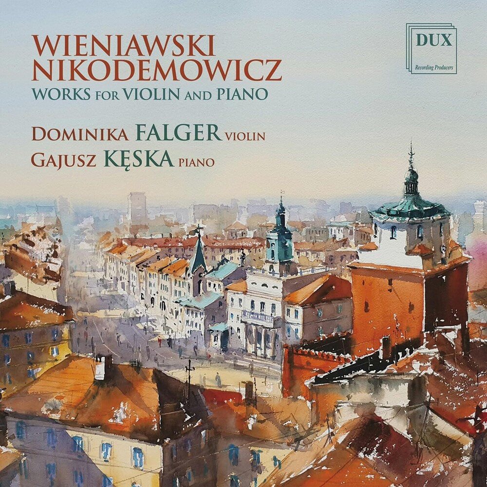 the album cover for Nikodemowicz / Wieniawski / Falger - Works For Violin & Piano