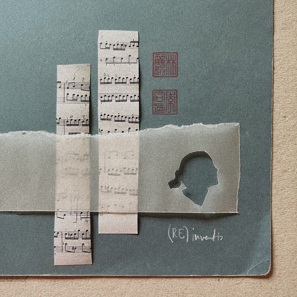 the album cover for Bach / Mukhopadhyay / Lee - Re)Inventions a Deux Pianos