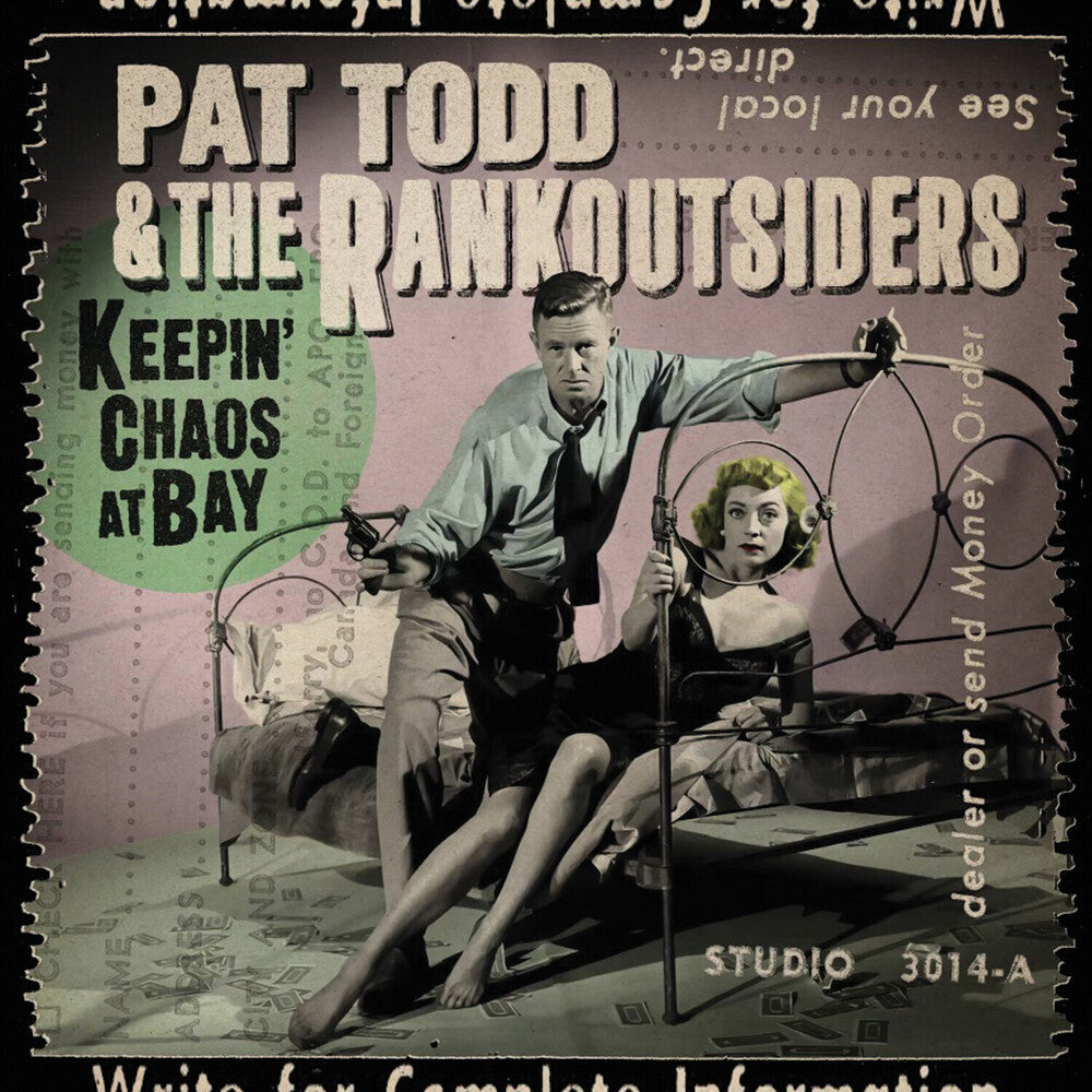 the album cover for Pat Todd  & The Rankoutsiders - Keepin' Chaos At Bay (Blk) (Ofgv)