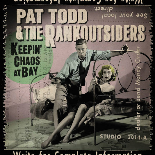 the album cover for Pat Todd  & The Rankoutsiders - Keepin' Chaos At Bay (Blk) (Ofgv)