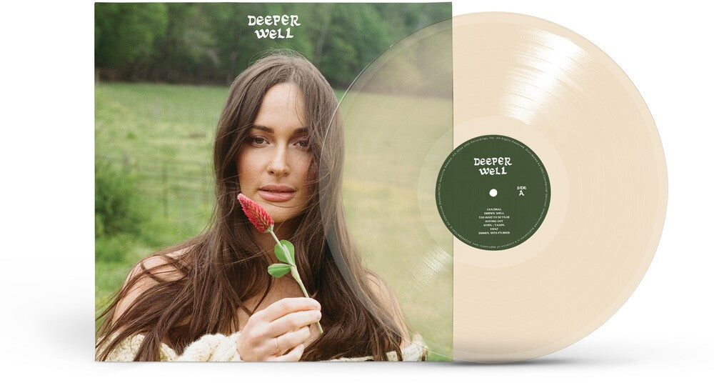 the album cover for Kacey Musgraves - Deeper Well [Transparent Cream LP]