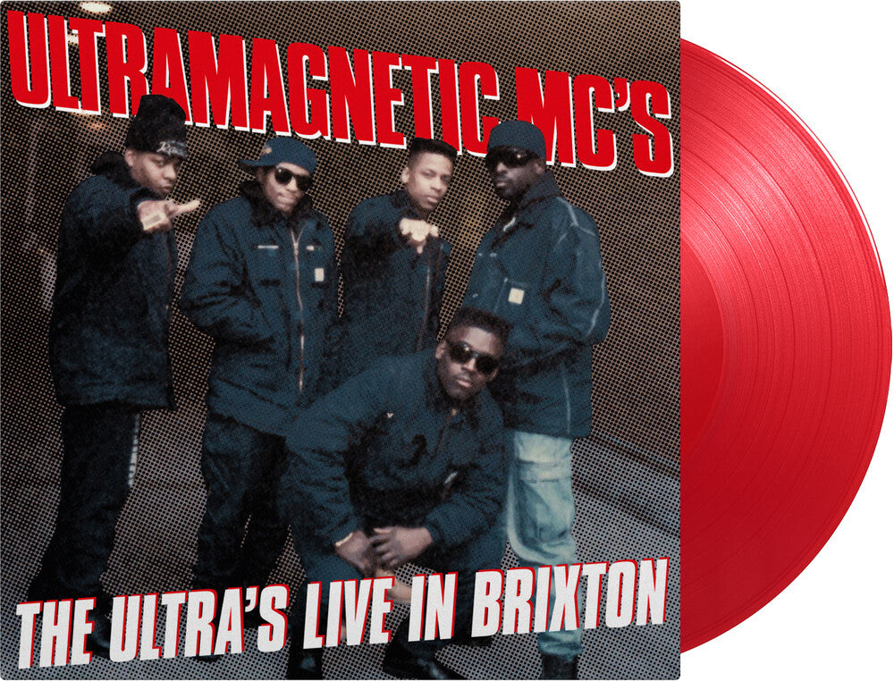 the album cover for Ultramagnetic Mc's - Ultra's Live In Brixton (Rsd) [Colored Vinyl] [180 Gram] (Red) 