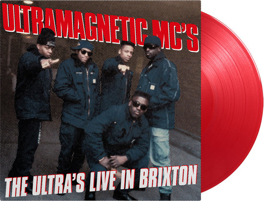 the album cover for Ultramagnetic Mc's - Ultra's Live In Brixton (Rsd) [Colored Vinyl] [180 Gram] (Red) 