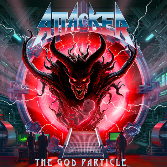 the album cover for Attacker - God Particle