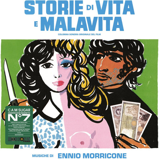 the album cover for Ennio Morricone  (Rex) - Storie Di Vita E Malavita (Colonna Sonora Original 