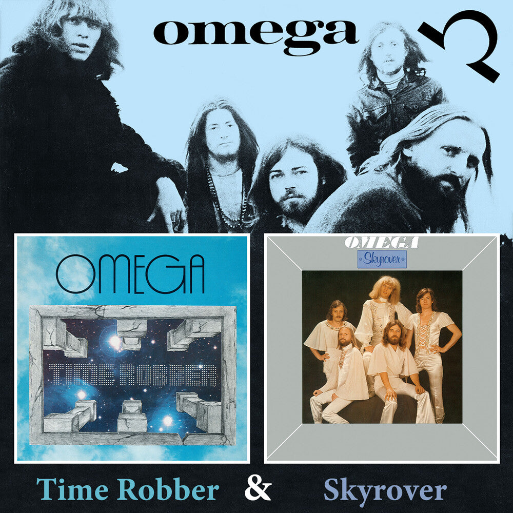 the album cover for Omega - Time Robber & Skyrover