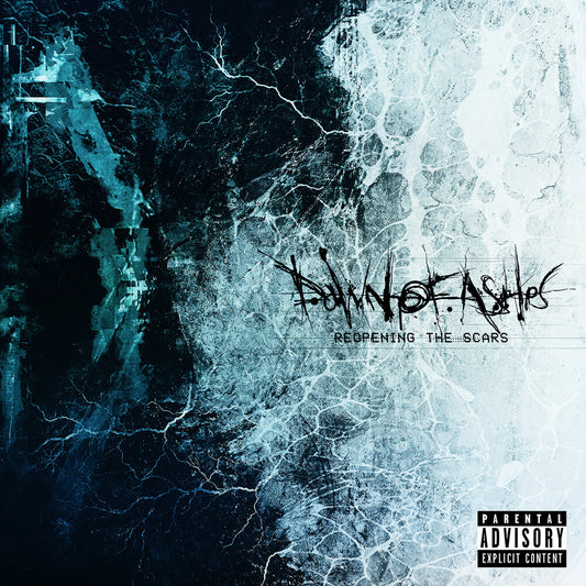 the album cover for Dawn Of Ashes - Reopening The Scars