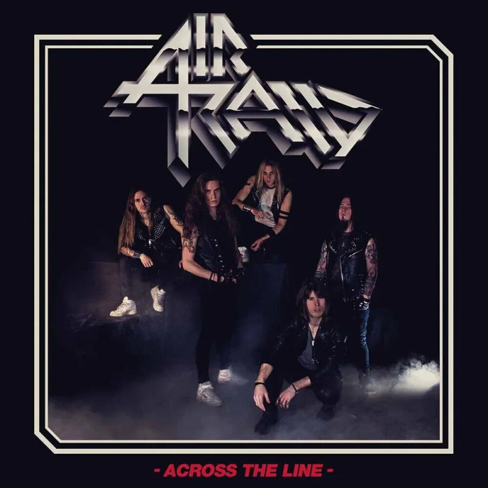 the album cover for Air Raid - Across The Line