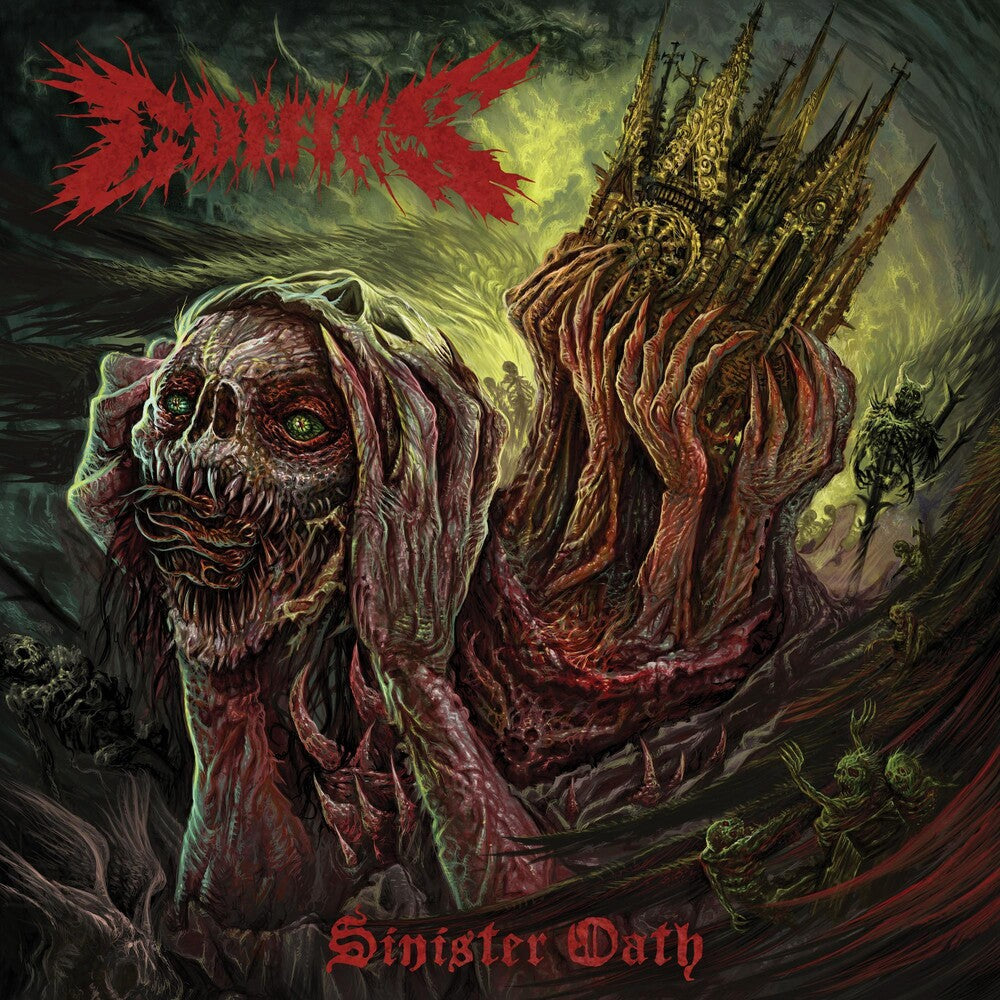 the album cover for Coffins - Sinister Oath [Oxblood LP]