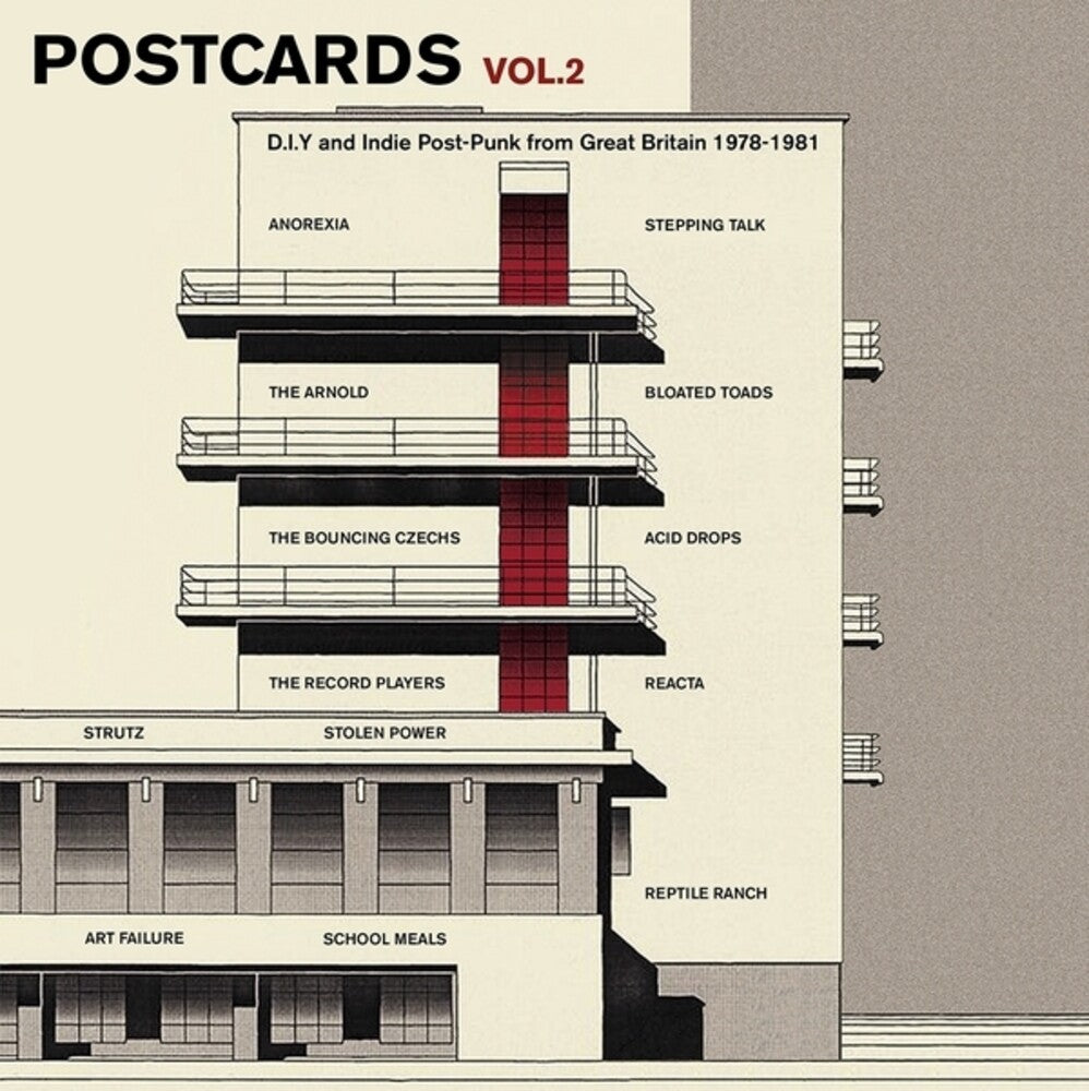 the album cover for Postcards 2: Diy & Indie Post-Punk From / Var - Postcards 2: Diy & Indie Post-Punk From / Var