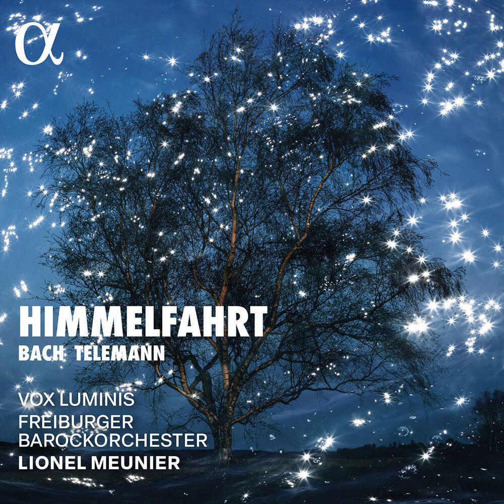 the album cover for J Bach .S. / Telemann / Meunier - Himmelfahrt