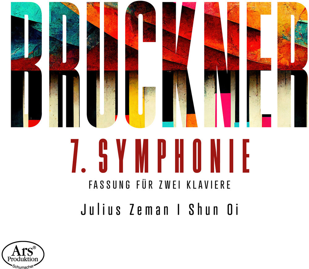 the album cover for Bruckner / Zeman / Oi - 7. Symphonie Fur 2 Klaviere