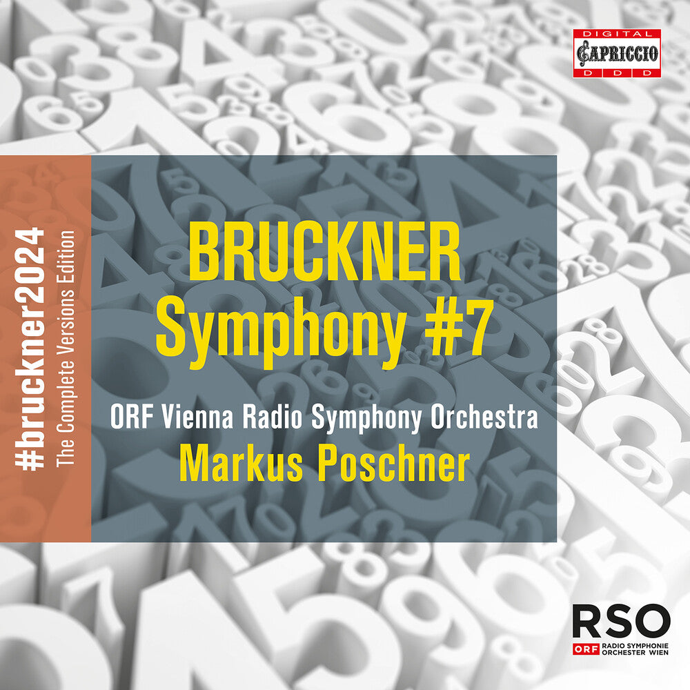the album cover for Bruckner / Orf Vienna Radio Symphony Orchestra - Symphony No. 7