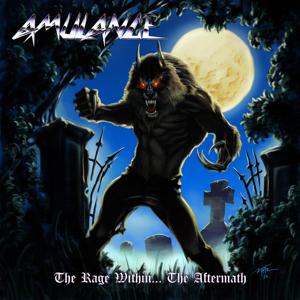 the album cover for Amulance - The Rage Within... the Aftermath