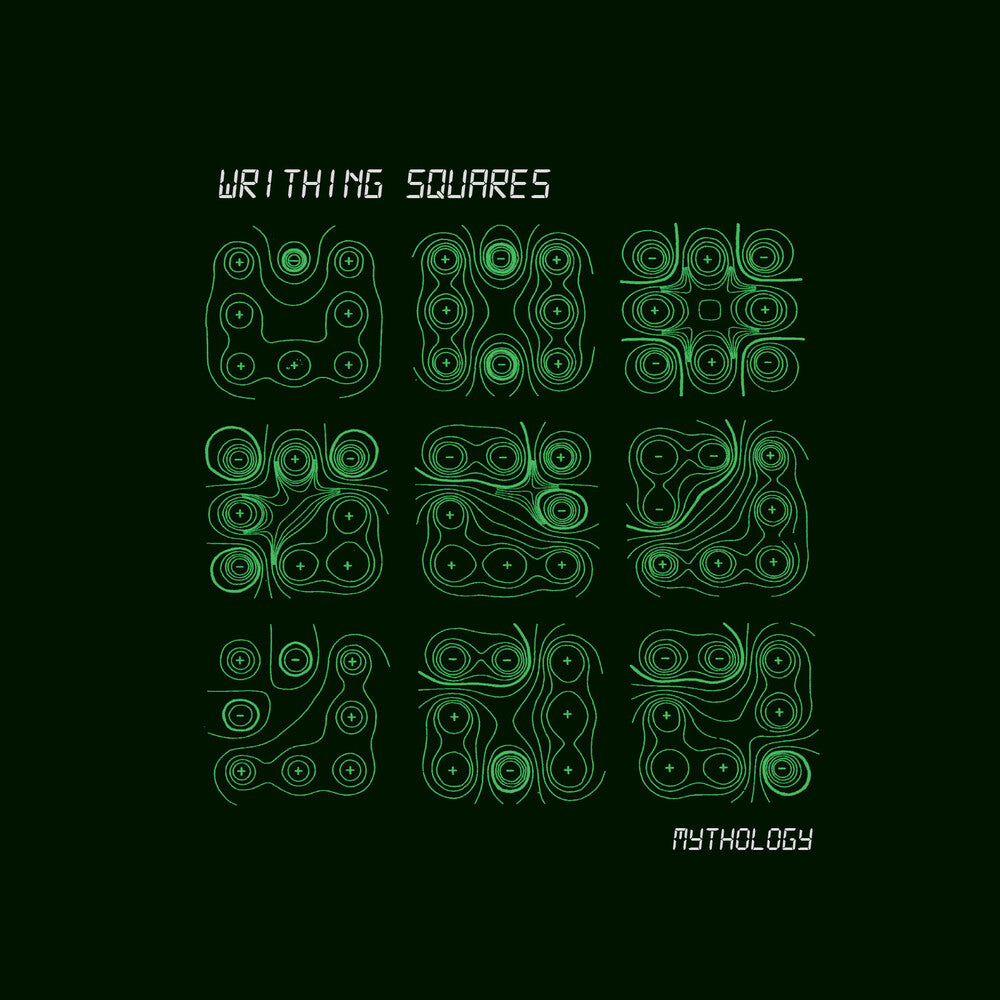 the album cover for Writhing Squares - Mythology (Blk)