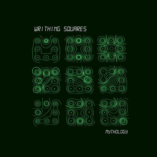 the album cover for Writhing Squares - Mythology (Blk)