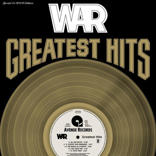 the album cover for War - Greatest Hits (Gate) [180 Gram]