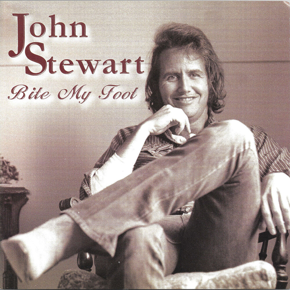 the album cover for John Stewart - Bite My Foot