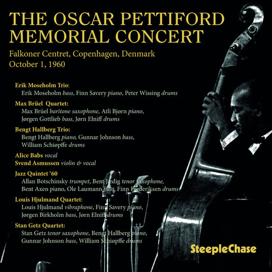 the album cover for Oscar Pettiford - Memorial Concert - 1960
