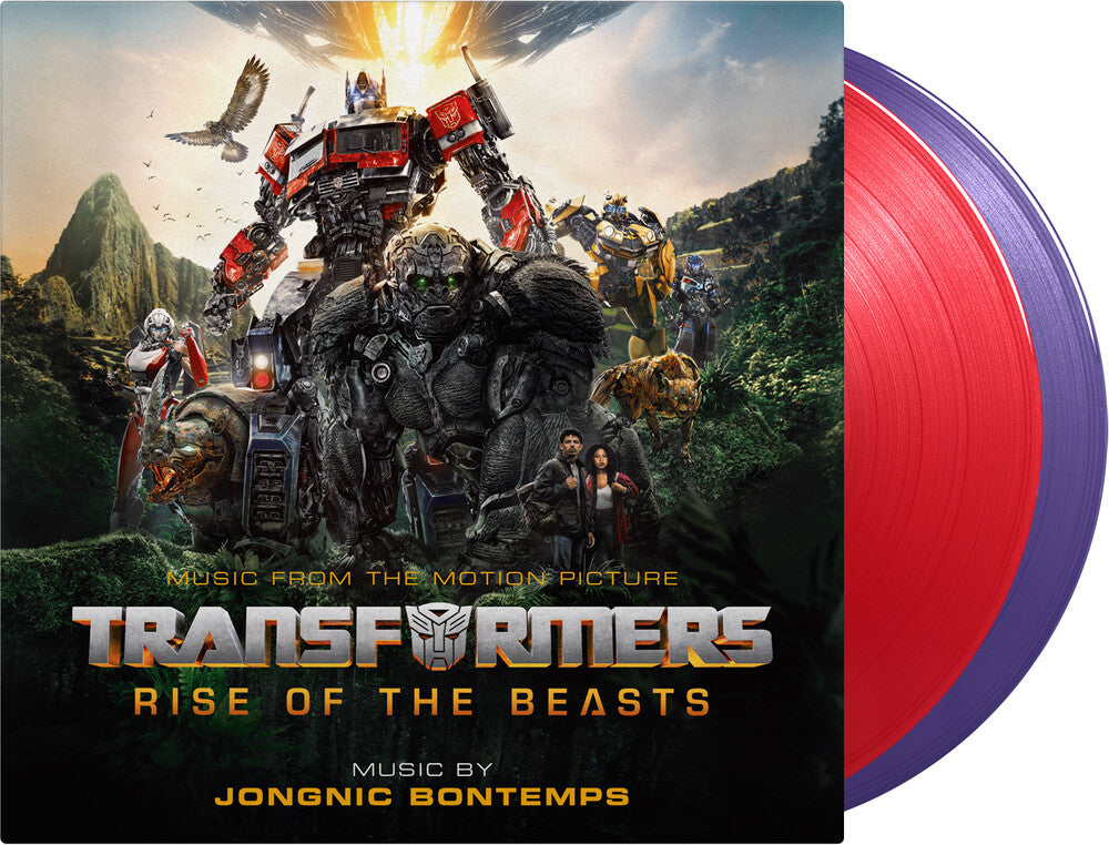 the album cover for Jongnic Bontemps  (Bonus Tracks) (Colv) (Ogv) (Red) - Transformers: Rise Of The Beasts - O.S.T. [Colored Vinyl]