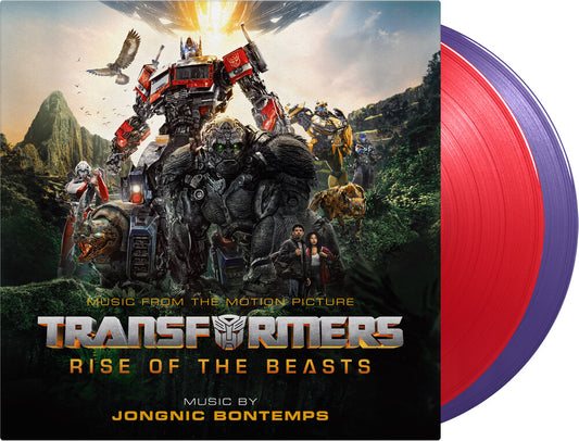 the album cover for Jongnic Bontemps  (Bonus Tracks) (Colv) (Ogv) (Red) - Transformers: Rise Of The Beasts - O.S.T. [Colored Vinyl]