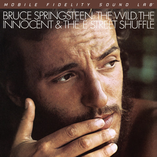 the album cover for Bruce Springsteen - Wild The Innocent & The E Street Shuffle