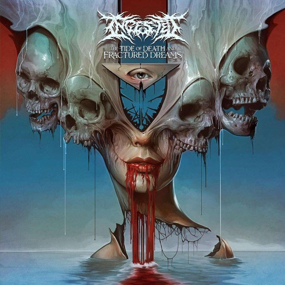 the album cover for Ingested - Tide Of Death And Fractured Dreams