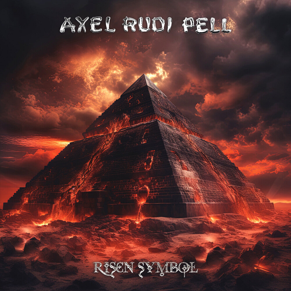the album cover for Axel Pell  Rudi - Risen Symbol
